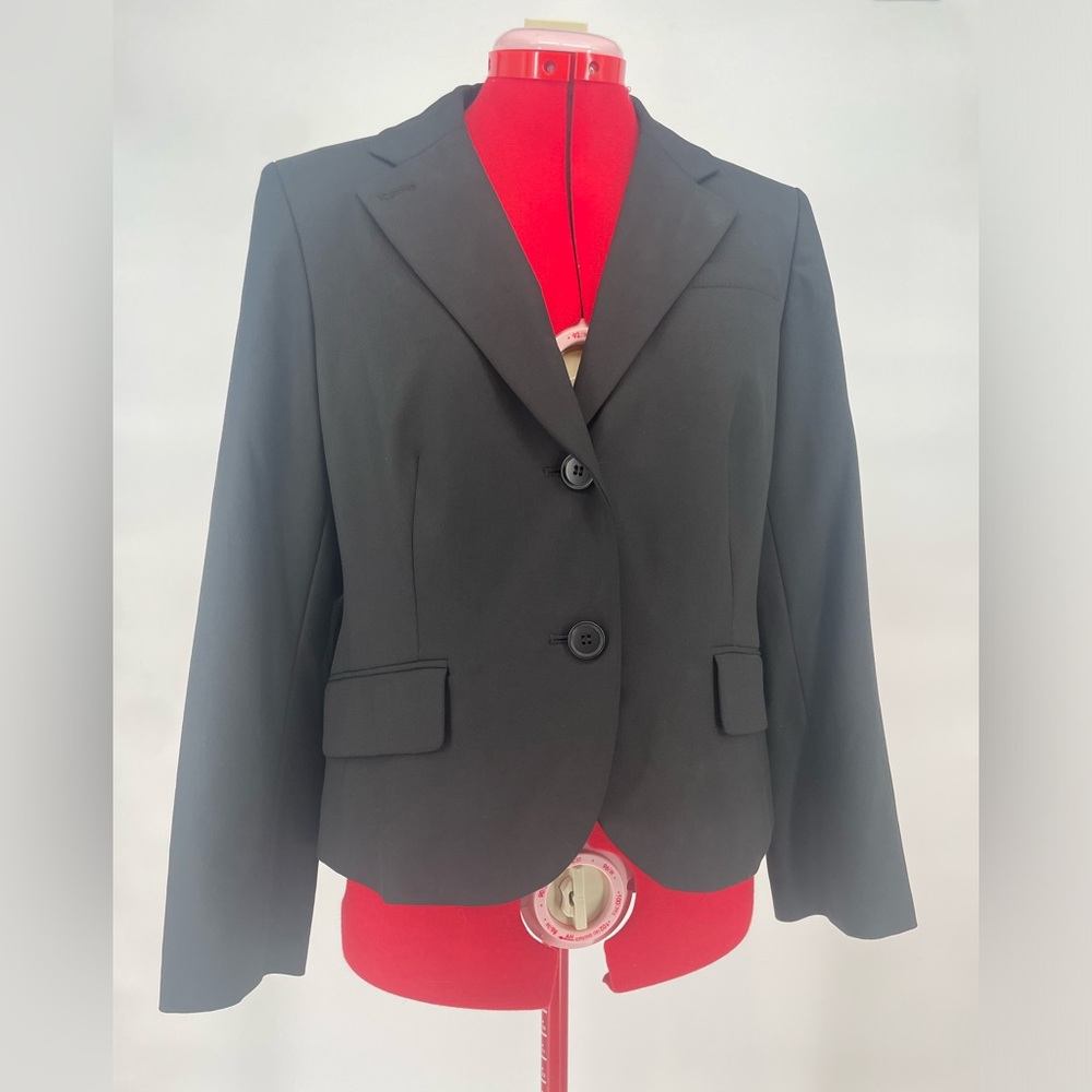 Loft Petites Black Cropped Basic Blazer With Pock… - image 4